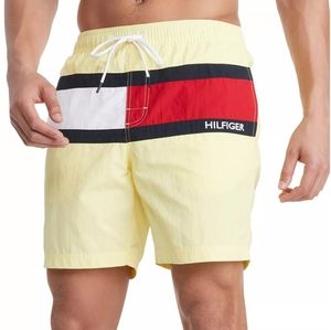 TOMMY HILFIGER YELLOW MENS SWIMTRUNKS